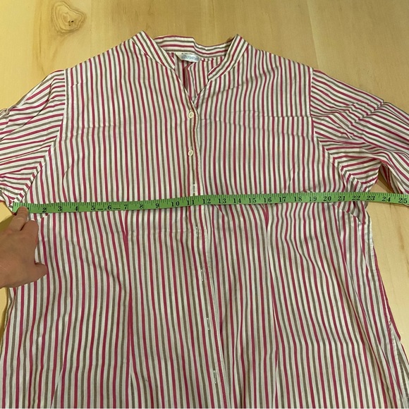 SILHOUETTES XXL cotton blend. Pinstriped button up shirt. - Picture 8 of 10